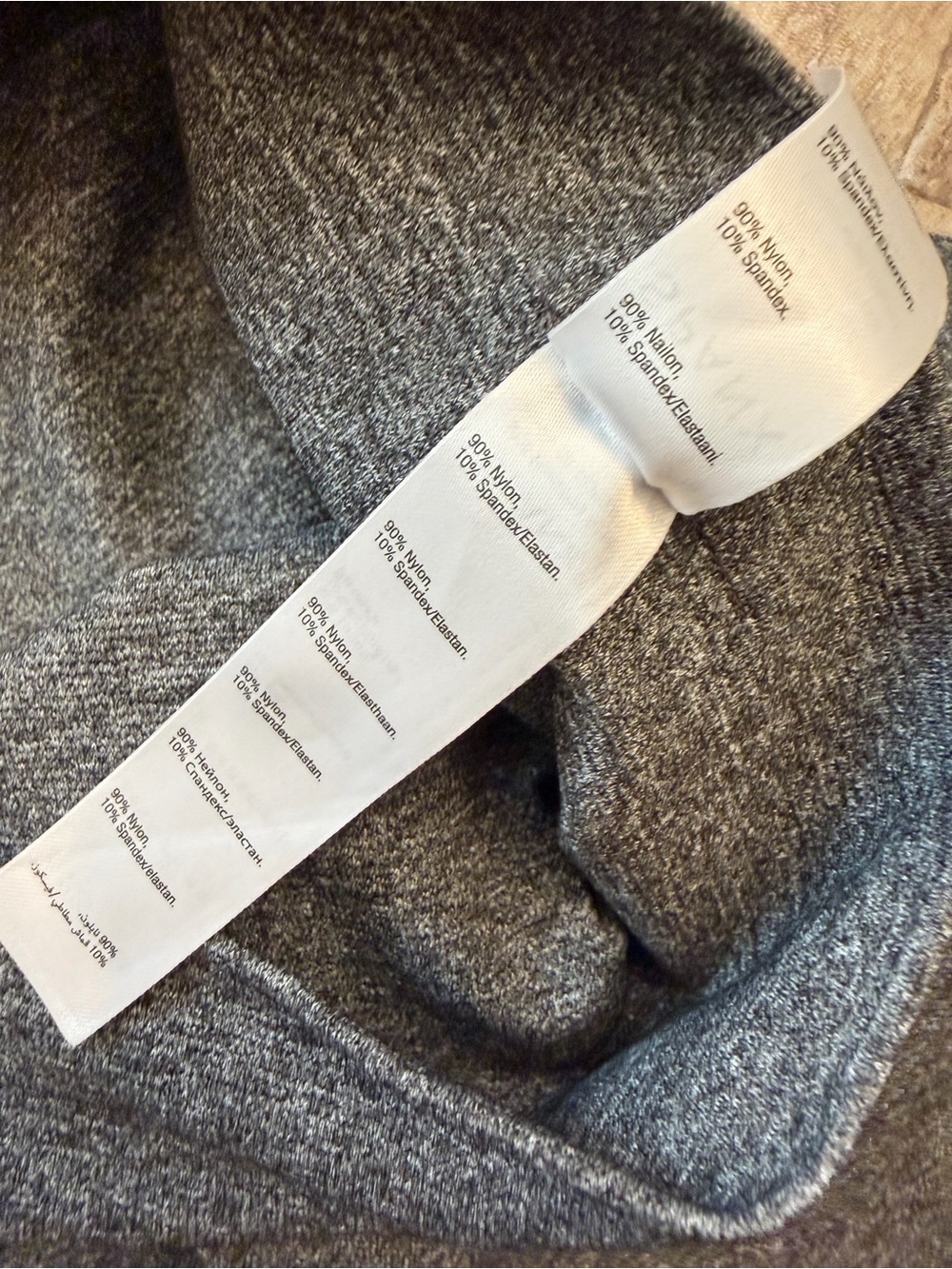 Spanx Heathered Grey High Waisted Seamless Leggings Size 2X - Picture 5 of 5